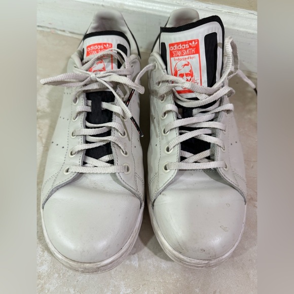 Adidas Stan Smith White Sneakers Size-11 - Picture 6 of 7